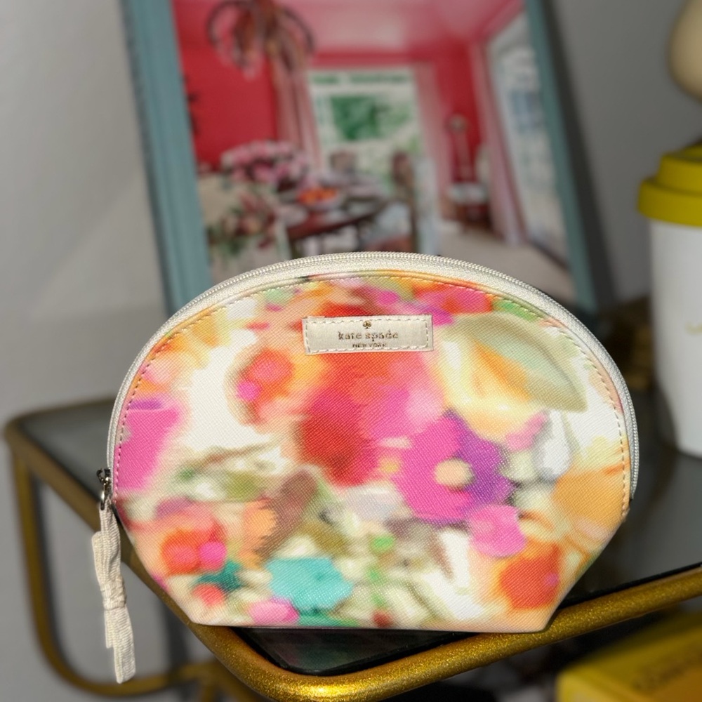 Kate Spade Multicolor Floral Pouch cosmetic bag